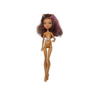 2016 Mattel G2 Monster High Clawdeen Wolf Emoji Doll Nude Molded Fur DWR98